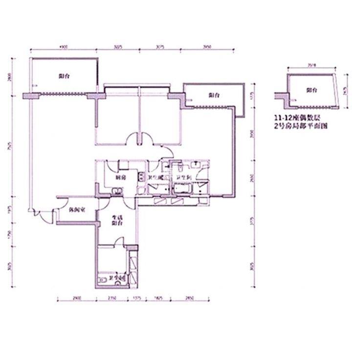 时代豪庭【时代豪庭 套3双卫 带装修 出售】成都二手