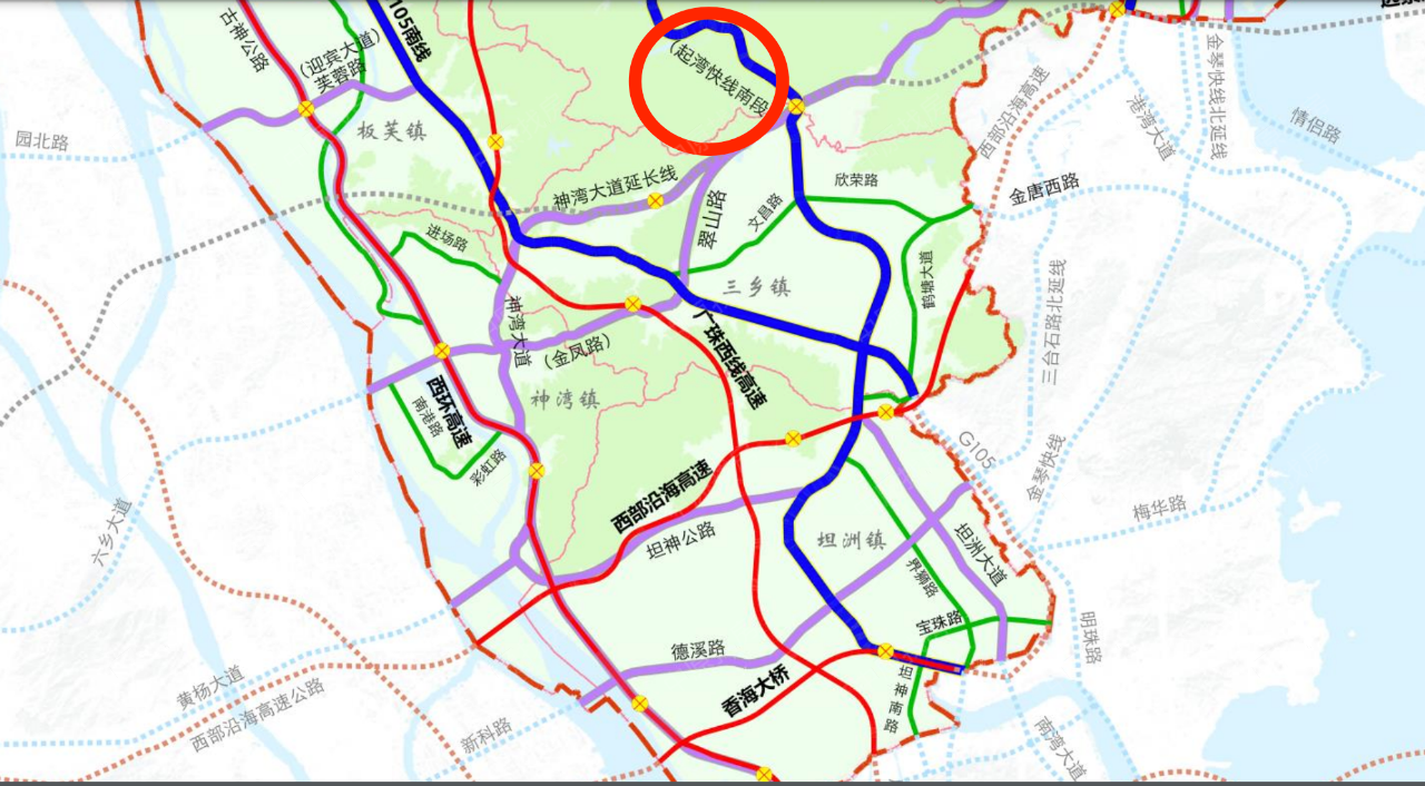 中山重磅规划!4条快速路连马鞍岛!民众,小榄直通深中