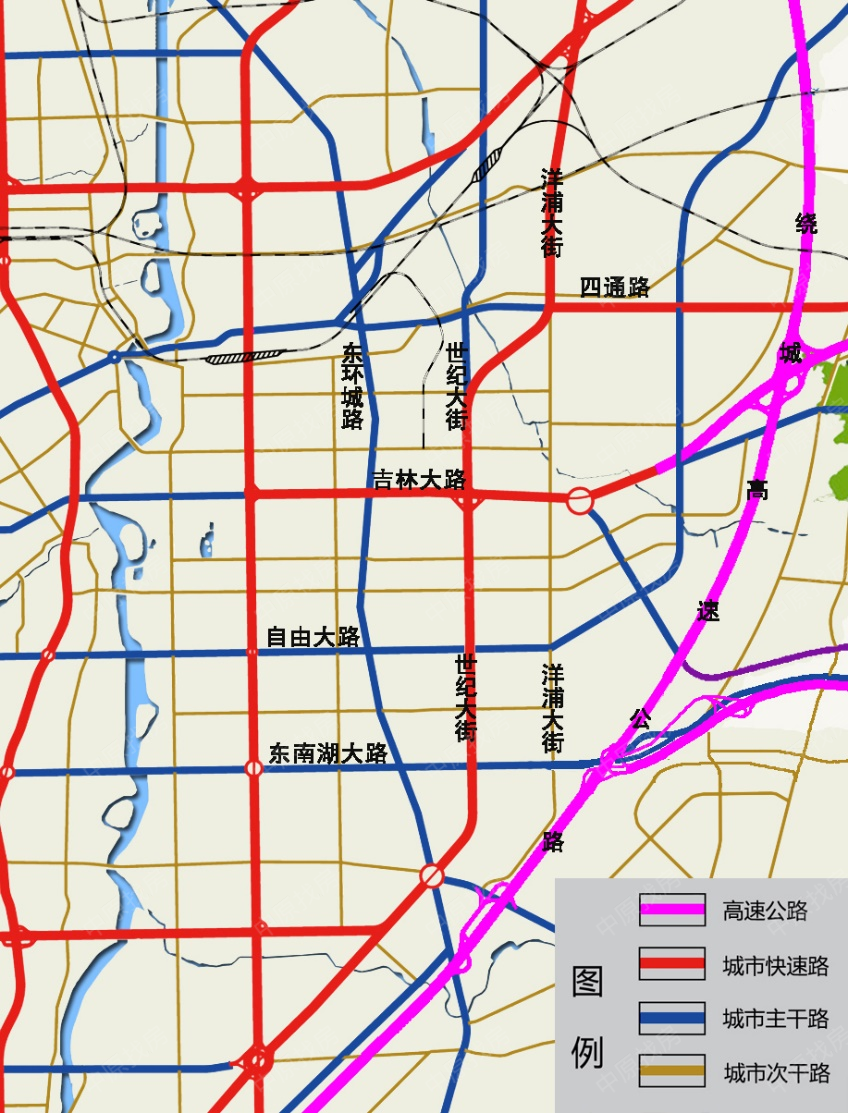 长春市东环城路规划图图片